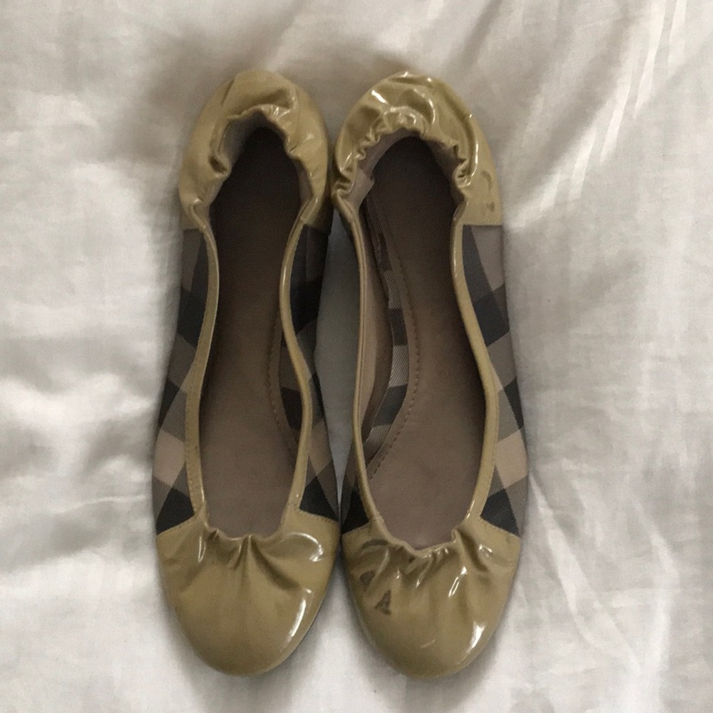 Burberry Check Flats